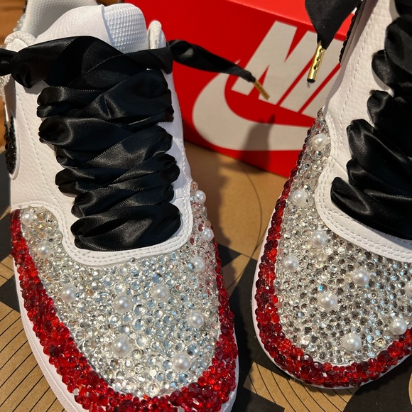 Custom Rhinestone Nike Court - Picture 5 of 5